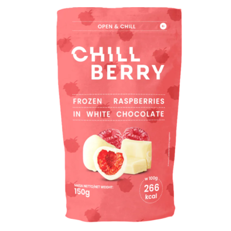 CHILLBERRY - FRAMBOISES AU CHOCOLAT BLANC