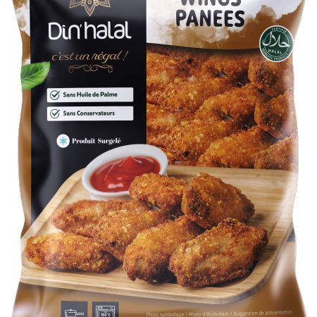DIN'HALAL - CHICKEN WINGS PANÉS